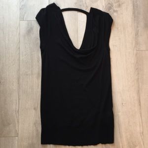 Black sweater tank